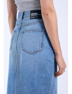 Dr Denim MYRA SKIRT - STREAM SKY USED - 2420102K83 2