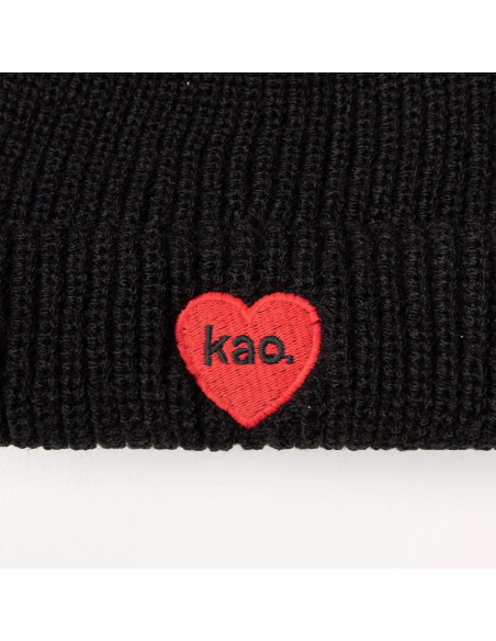 Black Heart Red Kao Baseball Cap - AP003-01-1800