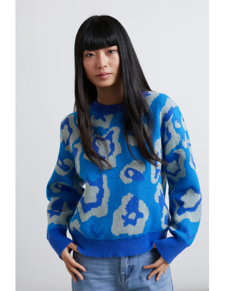 24COLOURS Sweater Blue - 41164b