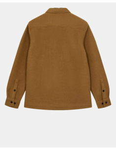 AKOSCAR BOILED WOOL OVERSHIRT - WOOD THRUSH -901696 2