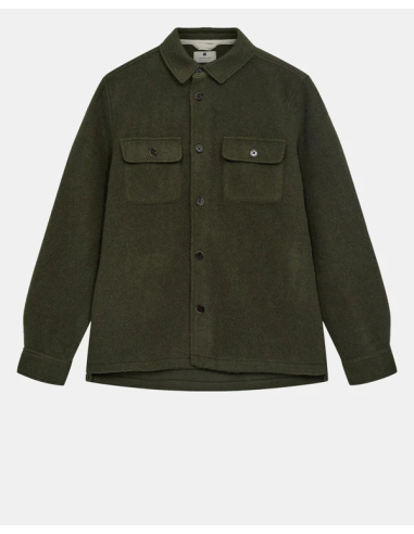 AKOSCAR BOILED WOOL OVERSHIRT -...