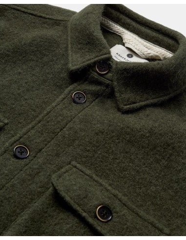 AKOSCAR BOILED WOOL OVERSHIRT -...