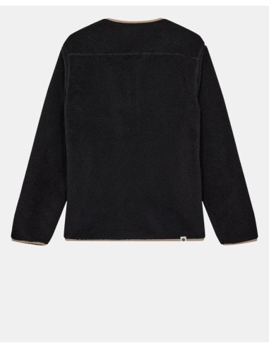 AKANDERS PILE CARDIGAN - CAVIAR - 901783