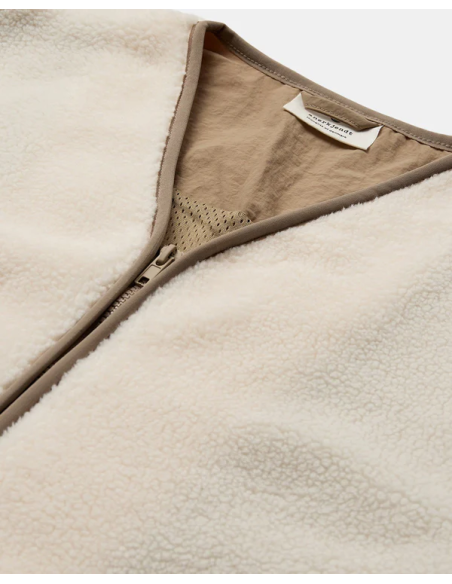 AKANDERS PILE CARDIGAN - TOFU- 901783