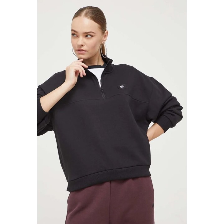 Leighton Mock Neck Flee MSCA BLA