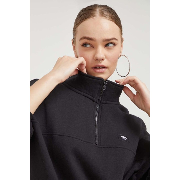 Leighton Mock Neck Flee MSCA BLA