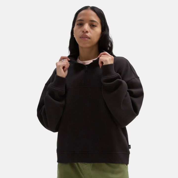 Leighton Mock Neck Flee MSCA BLA