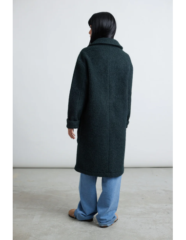 24COLOURS Coat in Forest Green - 90473a