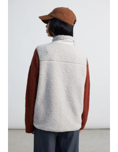 24COLOURS Vest in Beige -90467b 2