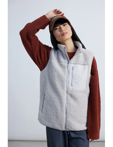 24COLOURS Vest in Beige -90467b