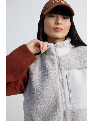 24COLOURS Vest in Beige -90467b