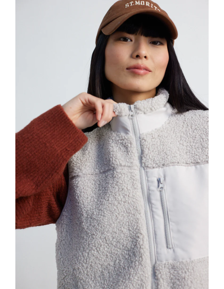 24COLOURS Vest in Beige -90467b