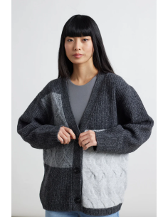 24COLOURS Cardigan made from recycled polyester - 41153