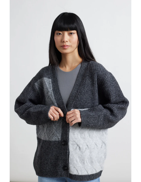 24COLOURS Cardigan made from recycled polyester - 41153