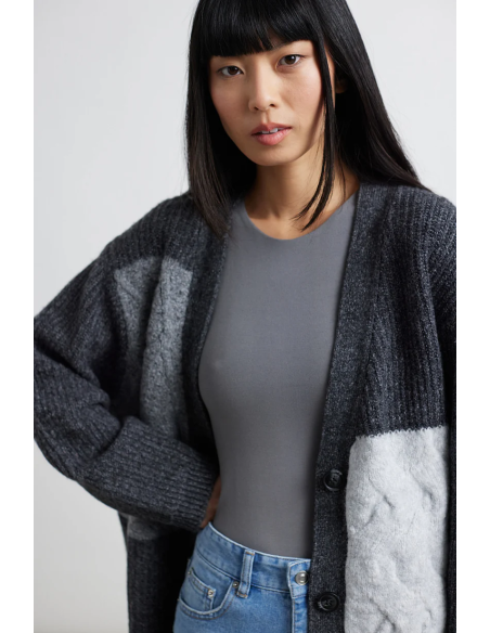 24COLOURS Cardigan made from recycled polyester - 41153