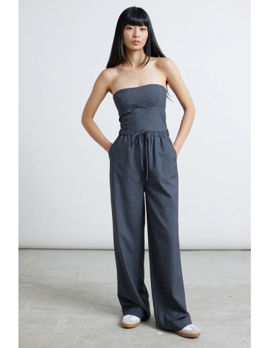 24COLOURS Pants in grey-60843