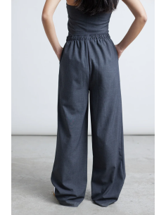 24COLOURS Pants in grey-60843 2