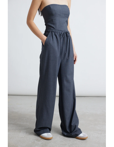 24COLOURS Pants in grey-60843