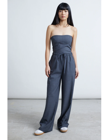 24COLOURS Pants in grey-60843