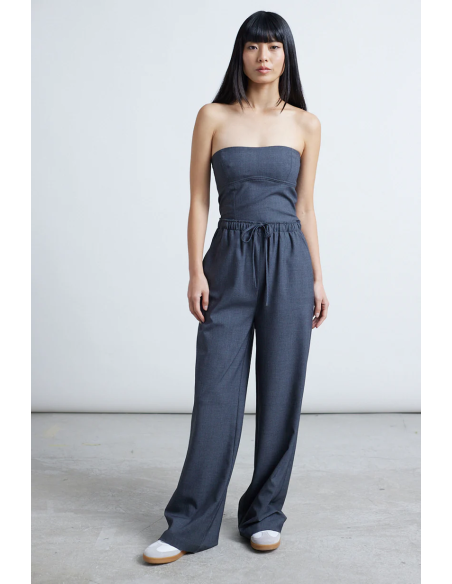 24COLOURS Pants in grey-60843