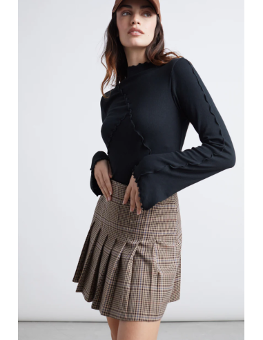 24COLOURS Checkered skirt- 70748