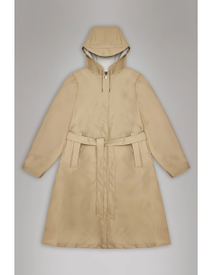 RAINS A-Line Longer W Jacket Sand -12040