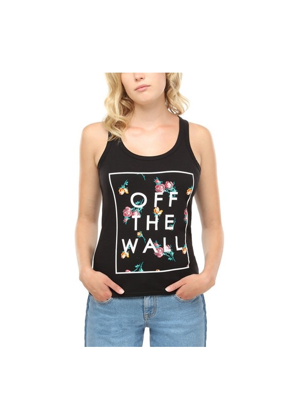 Vans γυναικείο αμάνικο μαύρο tank top VN0A3UL4BLK | urbanfashion.gr