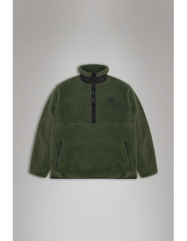 RAINS Yermo Fleece Half Zip Green -19980