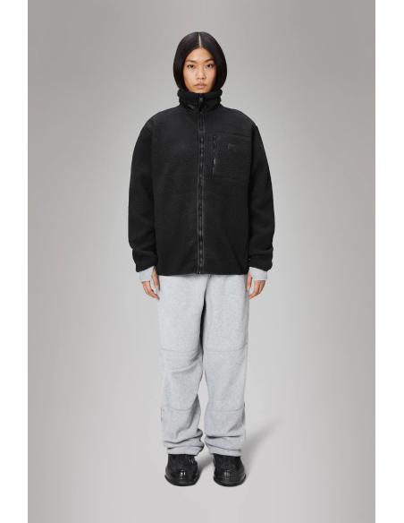 RAINS Yermo Fleece Jacket Black - 19000