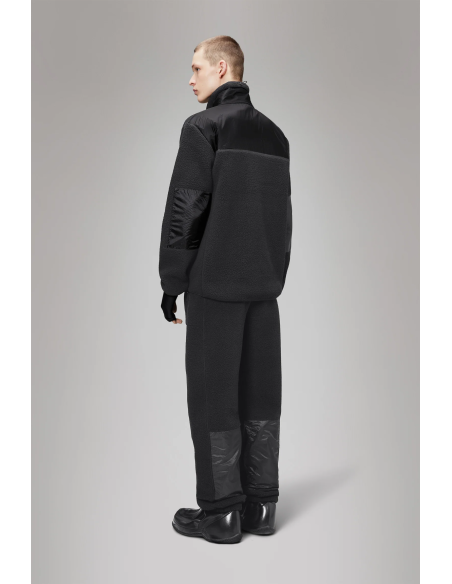 RAINS Yermo Fleece Jacket Black - 19000