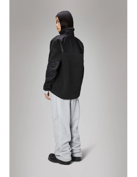 RAINS Yermo Fleece Jacket Black - 19000