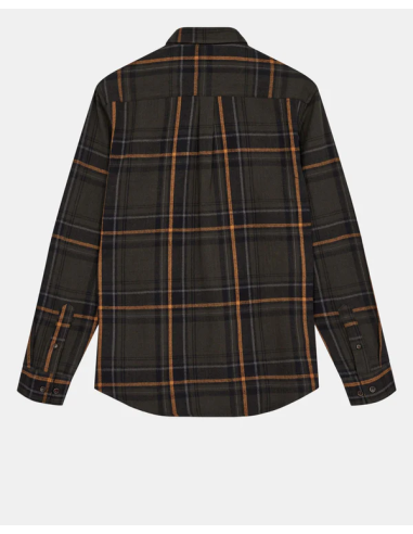 AKLEIF FLANNEL CHECK SHIRT - FOREST...