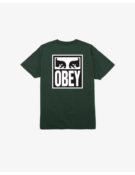 OBEY EYES ICON II CLASSIC T-SHIRT / FOREST GREEN  - 165262142