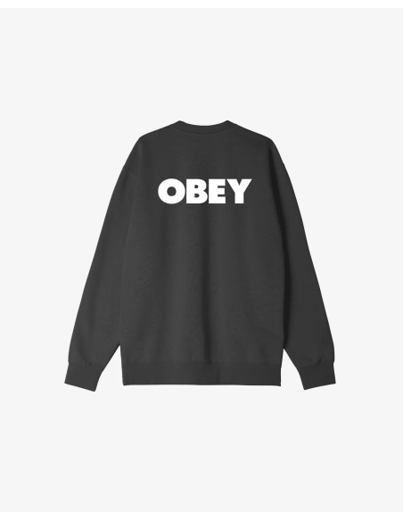 OBEY BOLD CREWNECK PREMIUM CREWNECK / BLACK -112862349