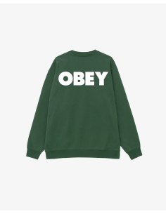 OBEY BOLD CREWNECK PREMIUM CREWNECK / RAIN FOREST -112862349