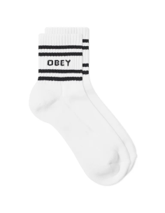 OBEY COOP SOCKS / WHITE - 200260070