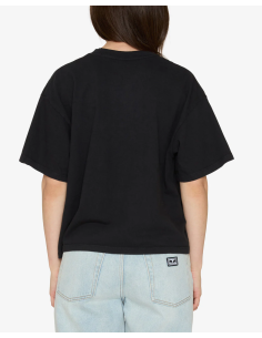 OBEY COLLEGIATE  RAEGAN T-SHIRT /BLACK -267622446 2