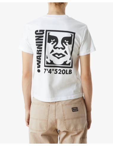 OBEY ICON WARNING KAYLIN T-SHIRT -...