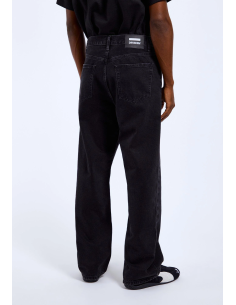 Dr Denim Omar Worn Black Pants-2110102A70 2
