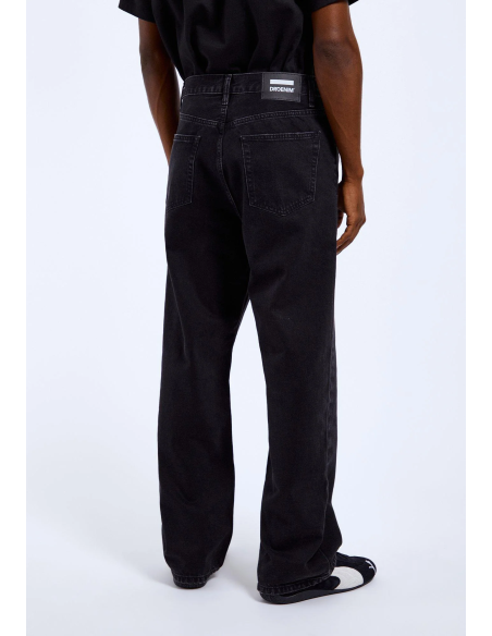 Dr Denim Omar Worn Black Pants-2110102A70