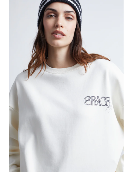 24COLOURS Sweatshirt white-50795