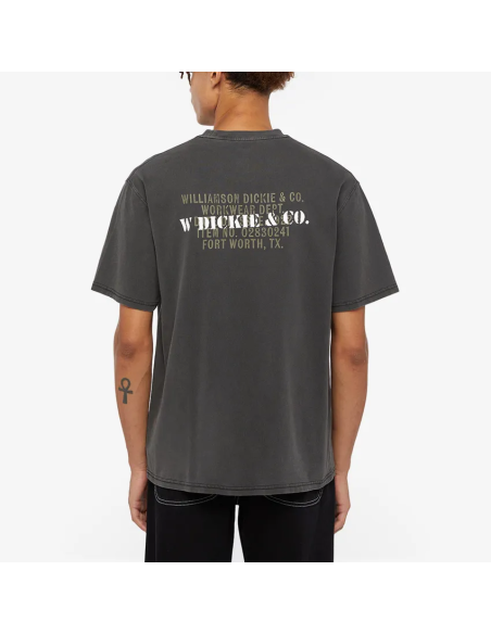 DICKIES STAMP TEE SS BLACK- DK0A863HBLK1