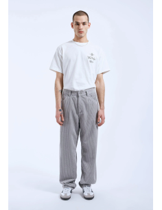 DR DENIM COLT WORKER / LIGHT GREY CORD PANTS- 2230102183