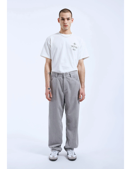 DR DENIM COLT WORKER / LIGHT GREY CORD PANTS- 2230102183