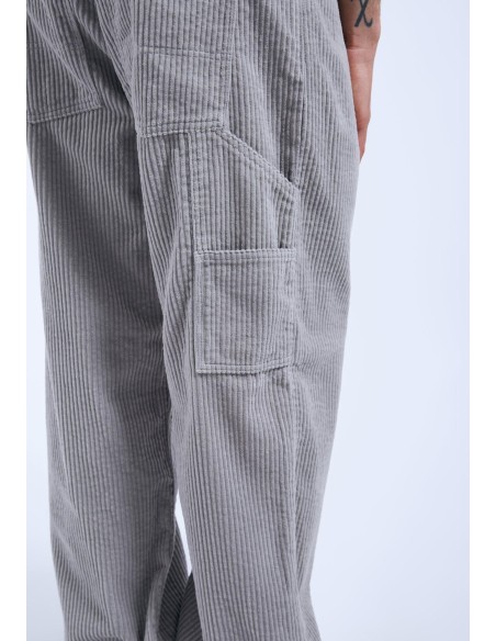 DR DENIM COLT WORKER / LIGHT GREY CORD PANTS- 2230102183