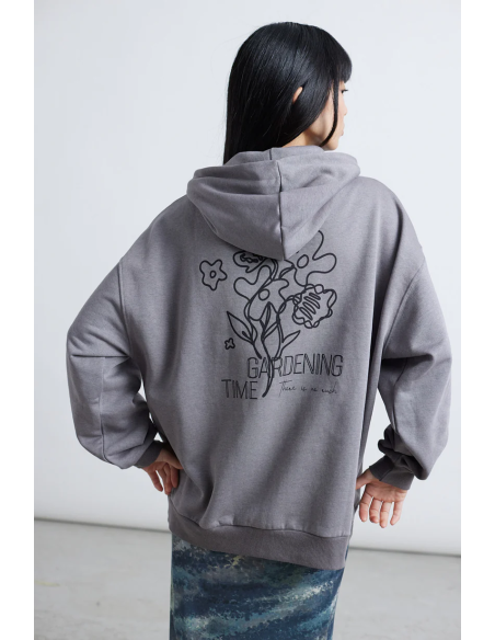 24COLOURS Gardening Sweatshirt Gray - 50796a