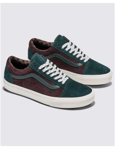 VANS  Old Skool PIG SUEDE PLAID Scarab- VN0A2Z42PRM1