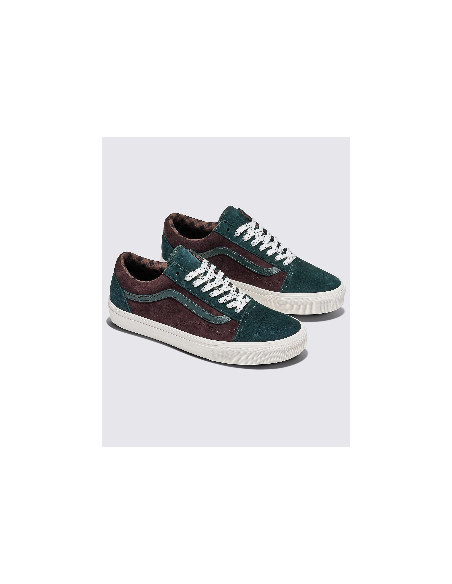 VANS  Old Skool PIG SUEDE PLAID Scarab- VN0A2Z42PRM1