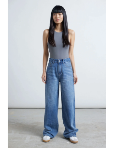 24COLOURS Jeans Mid Blue Pants -80365