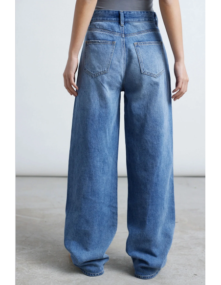 24COLOURS Jeans Mid Blue Pants -80365